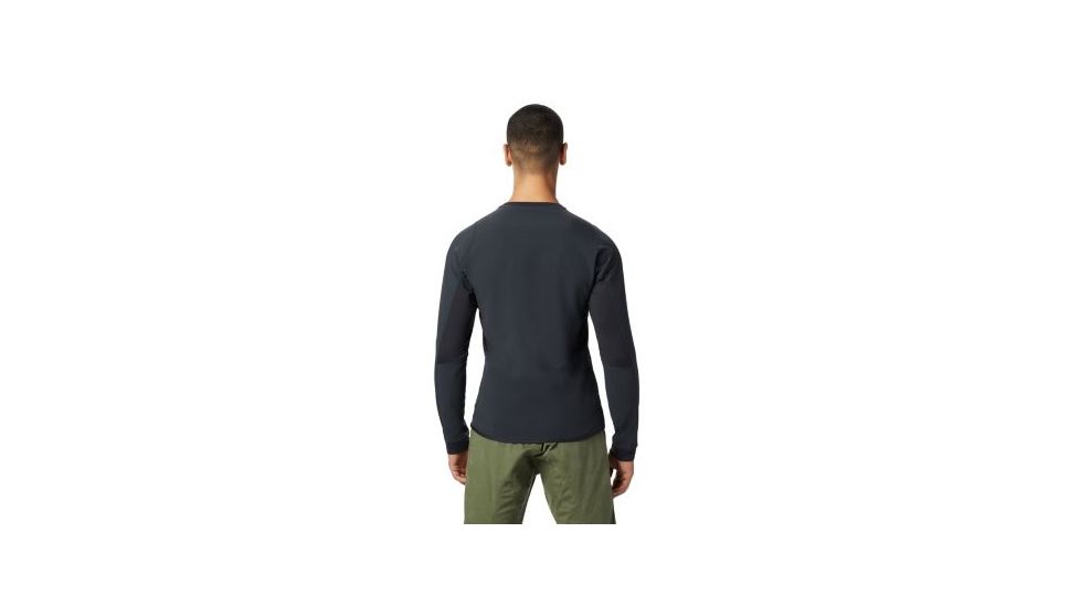 Mountain Hardwear Chockstone Hybrid Crew - Mens, Dark Storm, Extra Large, 1854801004-XL