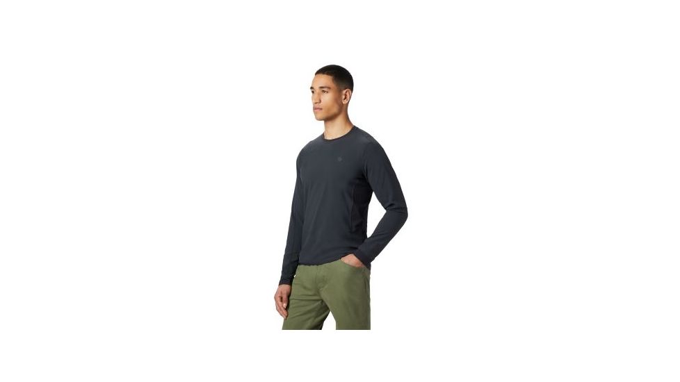 Mountain Hardwear Chockstone Hybrid Crew - Mens, Dark Storm, Extra Large, 1854801004-XL