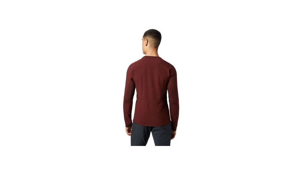 Mountain Hardwear Chockstone Hybrid Crew - Mens, Dark Umber, Large, 1854801259-L