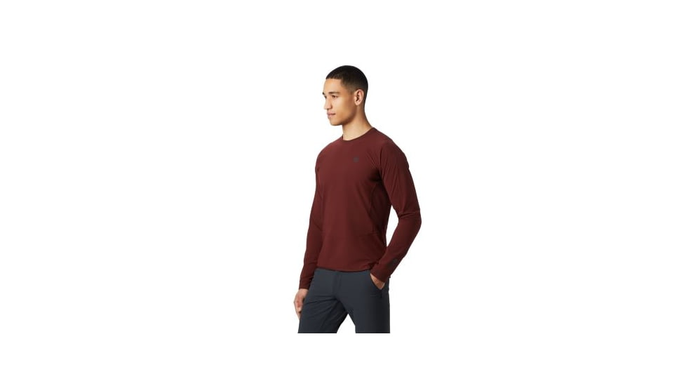 Mountain Hardwear Chockstone Hybrid Crew - Mens, Dark Umber, Large, 1854801259-L