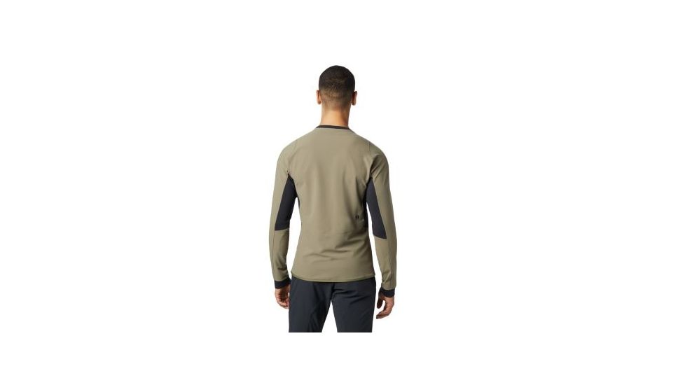 Mountain Hardwear Chockstone Hybrid Crew - Mens, Light Army, Medium, 1854801333-M