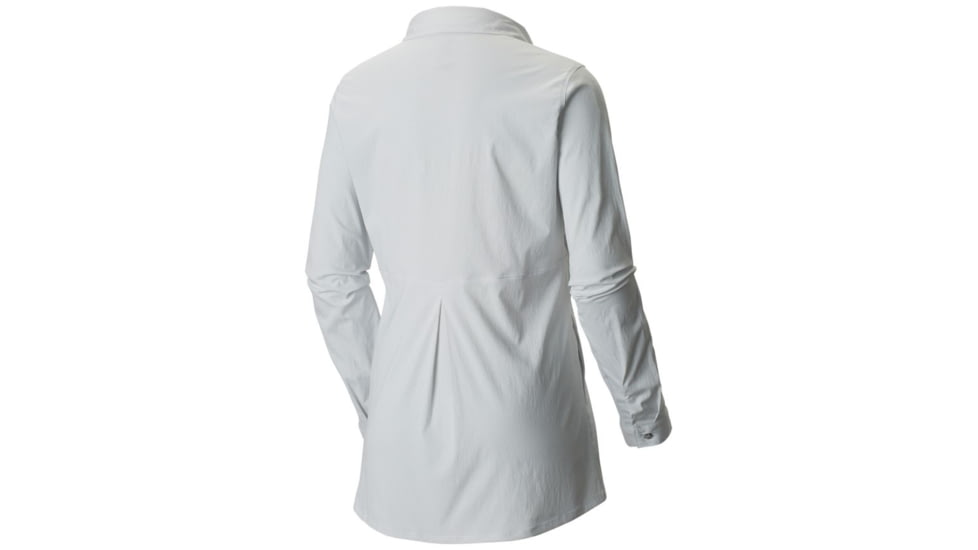 Mountain Hardwear Citypass Long Sleeve Popover - Women's, White, L 1648571100-L