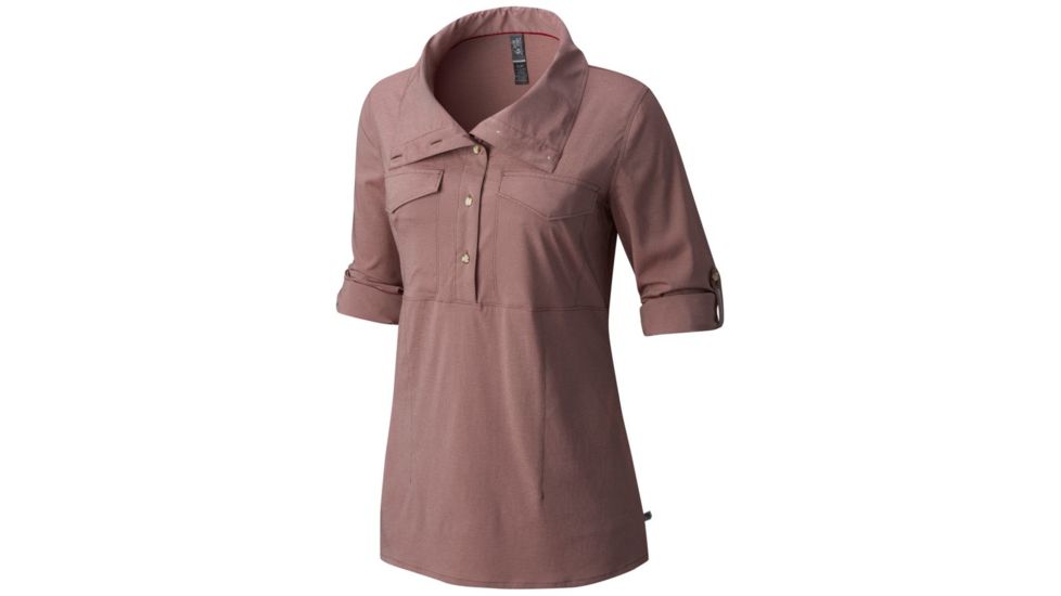 Mountain Hardwear Citypass Long Sleeve Popover - Women's, Smith Rock, L 1648571602-L