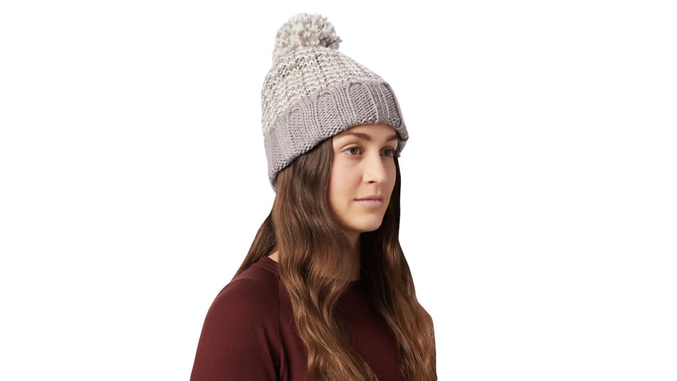 Mountain Hardwear Classic Striped Pom-Pom Beanie - Womens, Mystic Purple, One Size, OL8044514-O/S