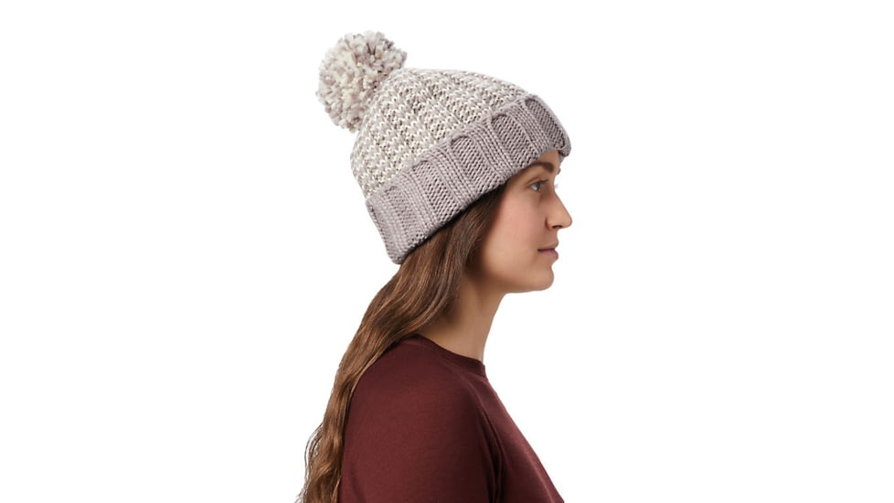 Mountain Hardwear Classic Striped Pom-Pom Beanie - Womens, Mystic Purple, One Size, OL8044514-O/S