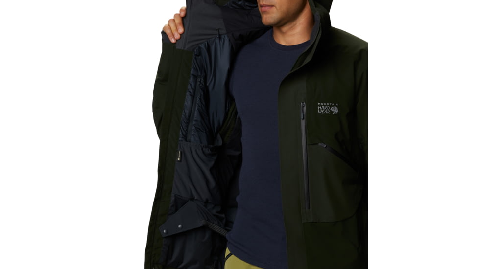 Mountain Hardwear Cloud Bank Gore-Tex Insulated Jacket - Men's, Black Sage, Extra Large, OM7767306-XL