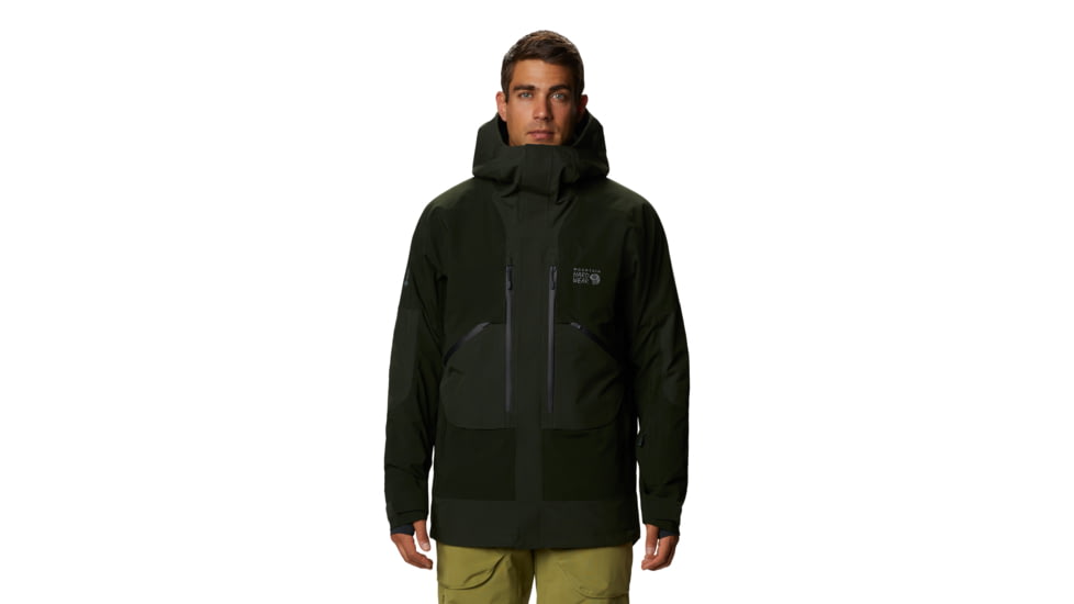 Mountain Hardwear Cloud Bank Gore-Tex Insulated Jacket - Men's, Black Sage, Extra Large, OM7767306-XL
