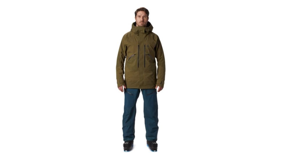 Mountain Hardwear Cloud Bank Gore-Tex Insulated Jacket - Mens, Combat Green, Extra Large, 1851361353-XL