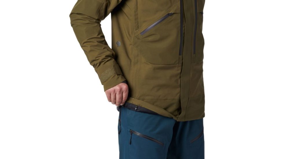 Mountain Hardwear Cloud Bank Gore-Tex Insulated Jacket - Mens, Combat Green, Extra Large, 1851361353-XL