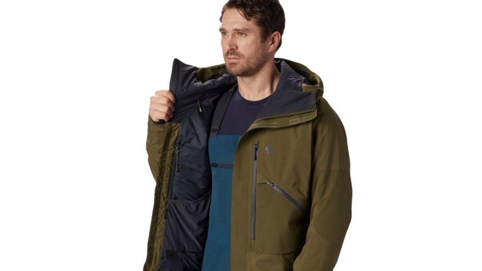 Mountain Hardwear Cloud Bank Gore-Tex Insulated Jacket - Mens, Combat Green, Extra Large, 1851361353-XL