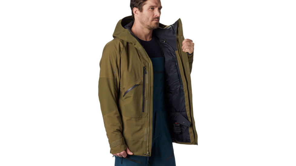 Mountain Hardwear Cloud Bank Gore-Tex Insulated Jacket - Mens, Combat Green, Small, OM7767353-S