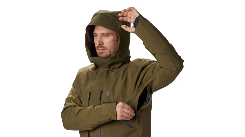 Mountain Hardwear Cloud Bank Gore-Tex Insulated Jacket - Mens, Combat Green, Small, OM7767353-S