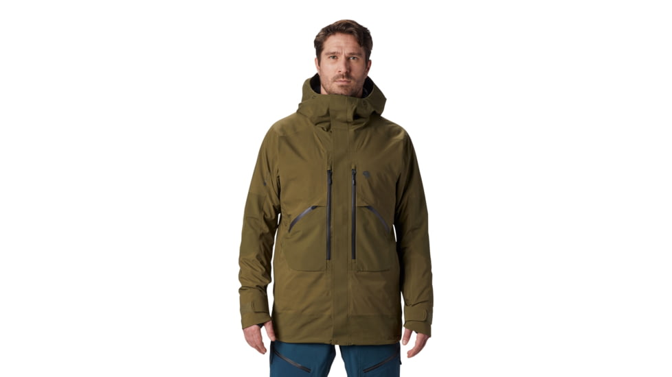 Mountain Hardwear Cloud Bank Gore-Tex Insulated Jacket - Mens, Combat Green, Small, OM7767353-S