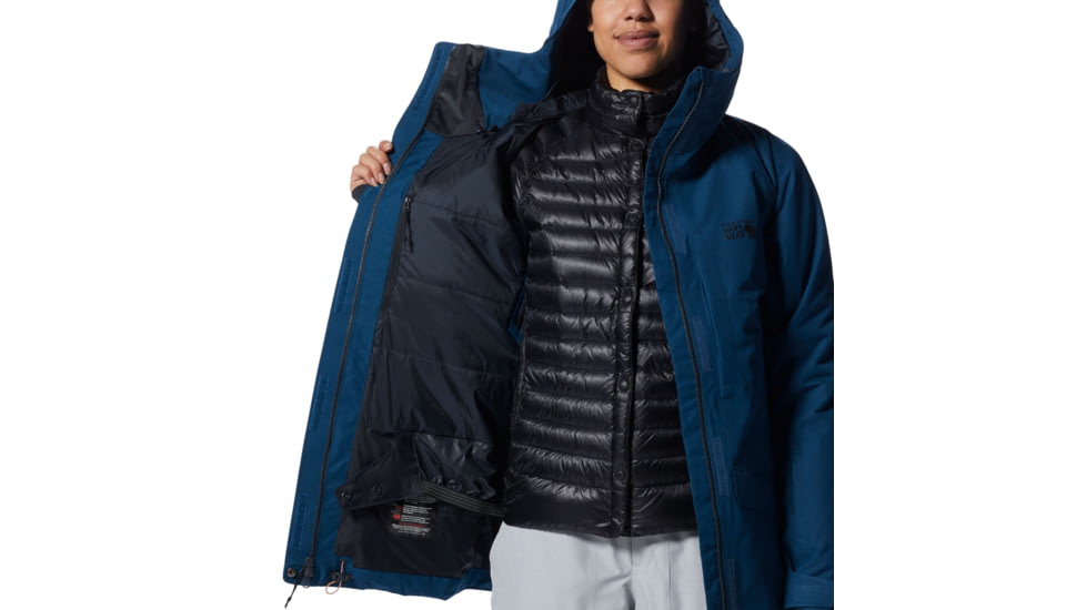 Mountain Hardwear Cloud Bank Gore-Tex Insulated Jacket - Womens, Dark Caspian, Small, 1943041418-DS