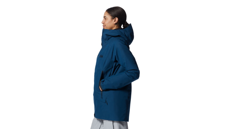 Mountain Hardwear Cloud Bank Gore-Tex Insulated Jacket - Womens, Dark Caspian, Small, 1943041418-DS