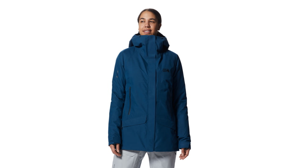 Mountain Hardwear Cloud Bank Gore-Tex Insulated Jacket - Womens, Dark Caspian, Small, 1943041418-DS