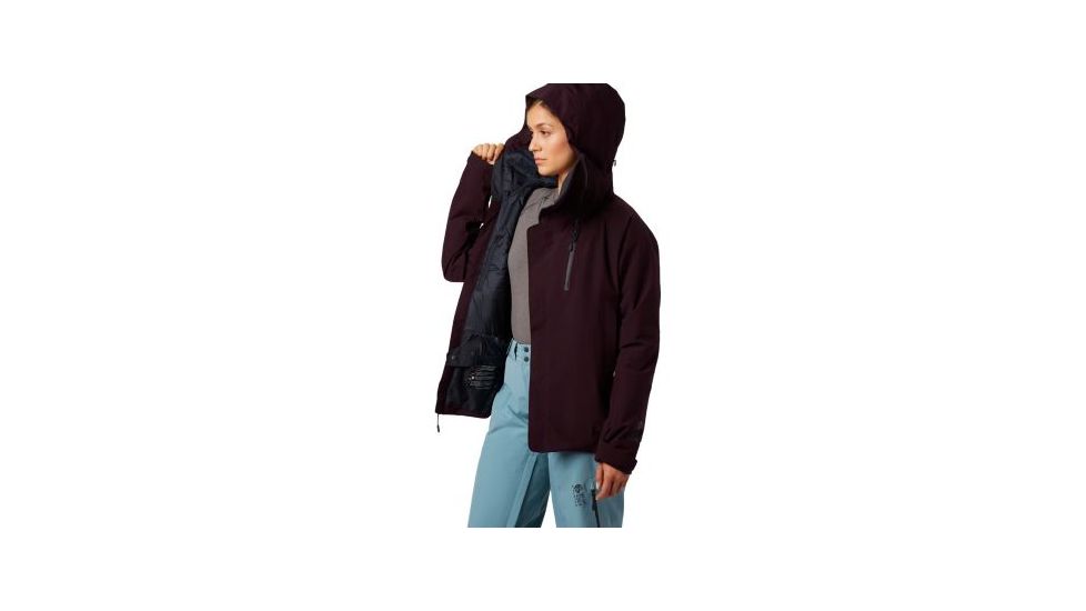 Mountain Hardwear Cloud Bank Gore-Tex Insulated Jacket - Womens, Darkest Dawn, Extra Small, 1850661509-XS