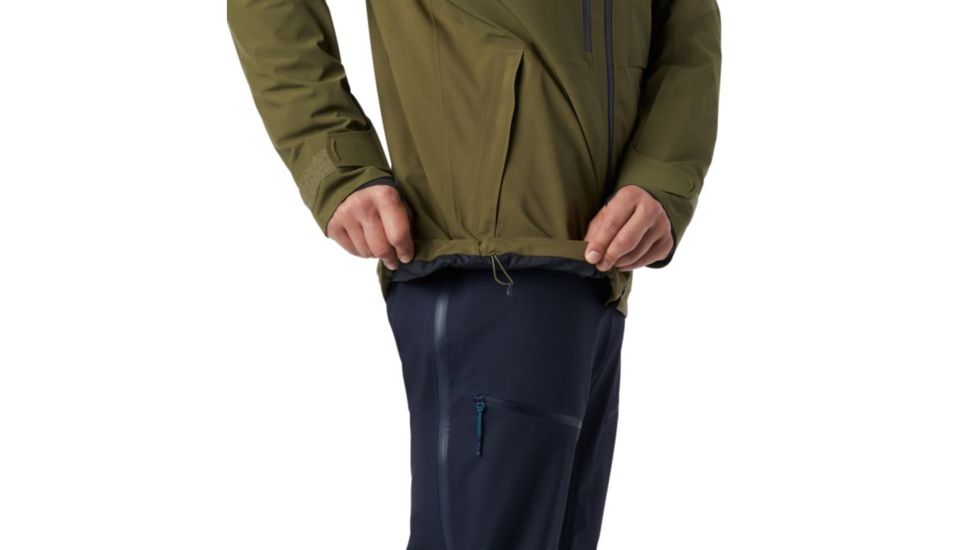 Mountain Hardwear Cloud Bank Gore-Tex Jacket - Mens, Combat Green, Extra Large, 1851371353-XL