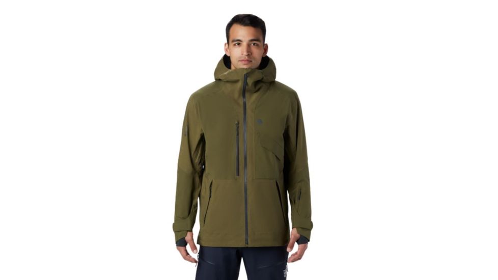 Mountain Hardwear Cloud Bank Gore-Tex Jacket - Mens, Combat Green, Extra Large, 1851371353-XL
