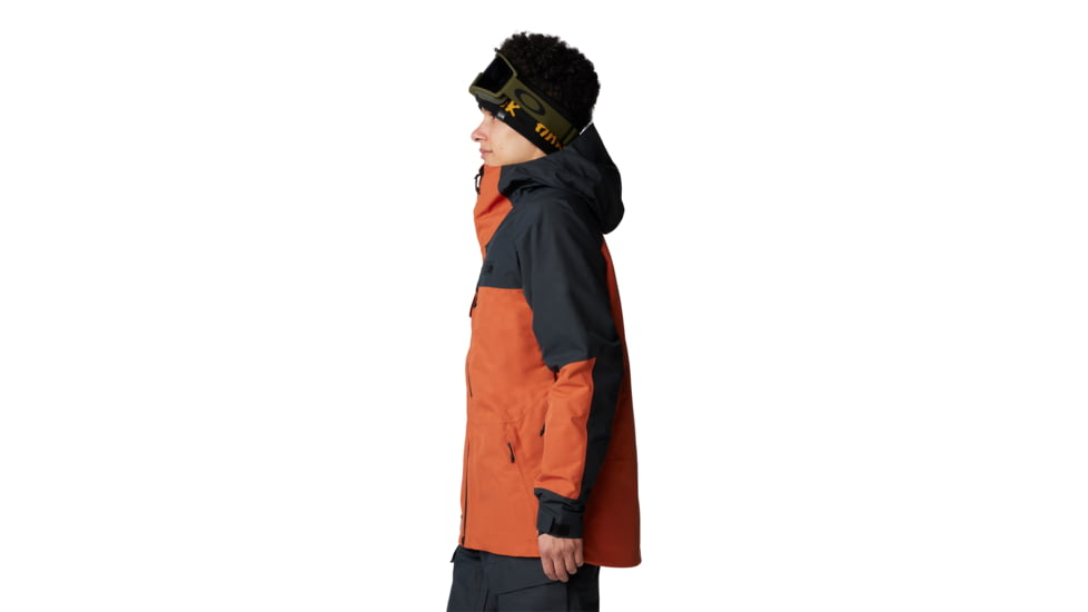 Mountain Hardwear Cloud Bank Gore-Tex Jacket - Mens, Raw Carnelian/Black, Large, 2091881859-L
