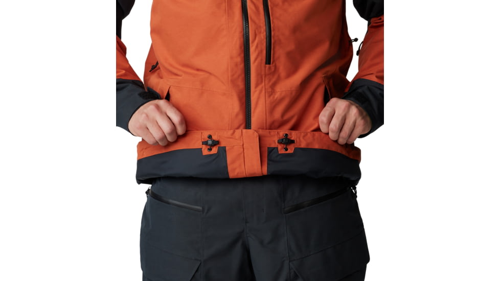 Mountain Hardwear Cloud Bank Gore-Tex Jacket - Mens, Raw Carnelian/Black, Large, 2091881859-L