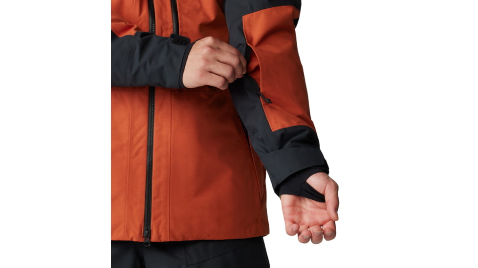 Mountain Hardwear Cloud Bank Gore-Tex Jacket - Mens, Raw Carnelian/Black, Large, 2091881859-L