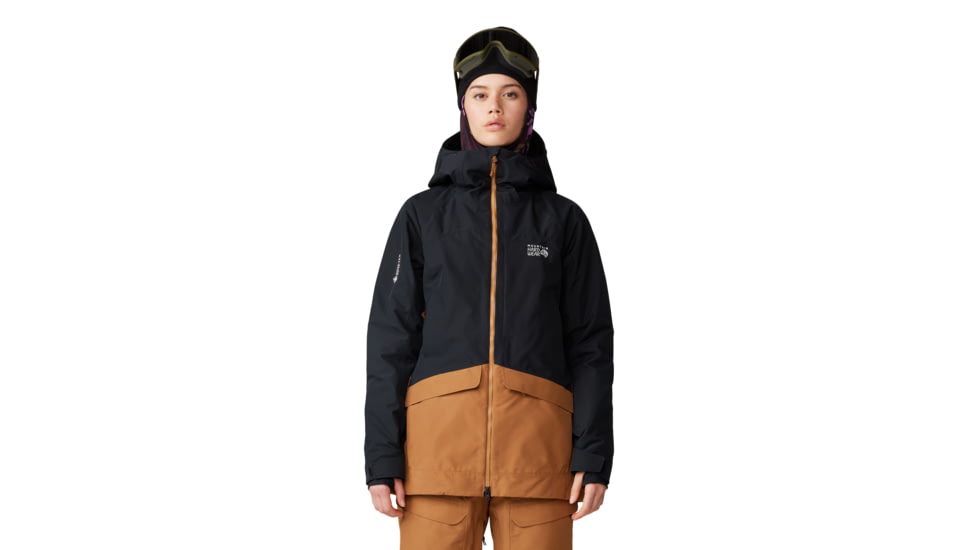 Mountain Hardwear Cloud Bank Gore-Tex Jacket - Women's, Black, Copper Clay, Large, 2092451010-L