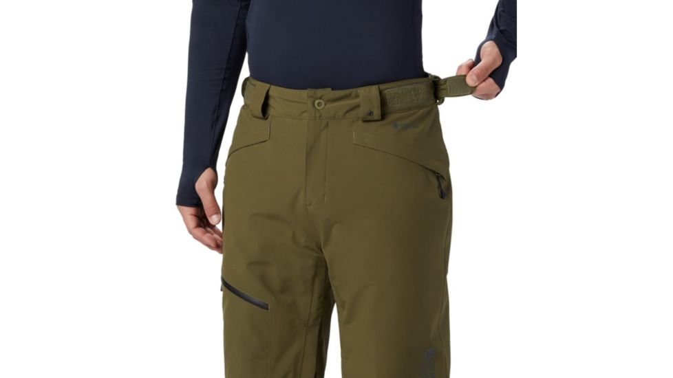 Mountain Hardwear Cloud Bank GTX Pant - Mens, Combat Green, Large, Regular Inseam 1858581353-L--R