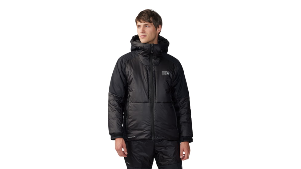Mountain Hardwear Compressor Alpine Hooded Jacket - Men's, Black, LxR, 2091911-010-S
