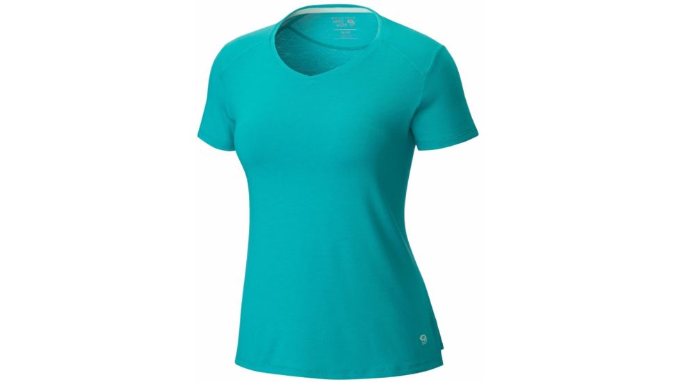 CoolHiker 2 Short Sleeve T - Womens-Glacier Green-Small