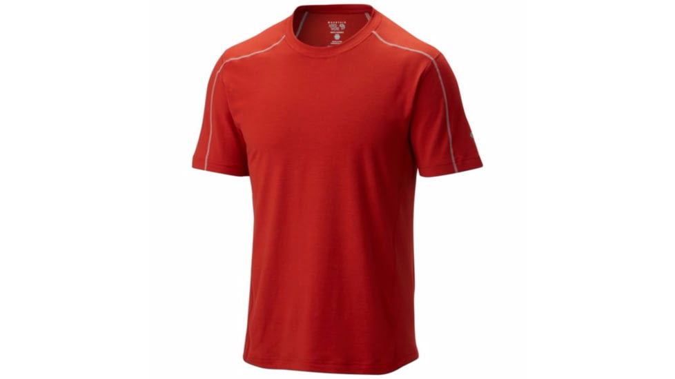 Mountain Hardwear CoolHiker Short Sleeve T - Men's-Flame-XX-Large