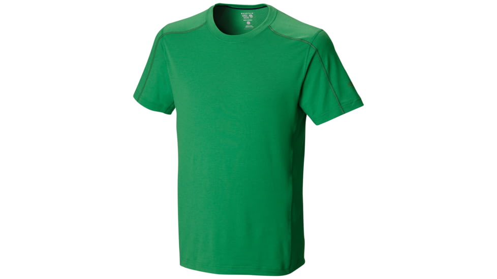 Mountain Hardwear CoolHiker Short Sleeve T - Men's-Fuse Green-X-Large