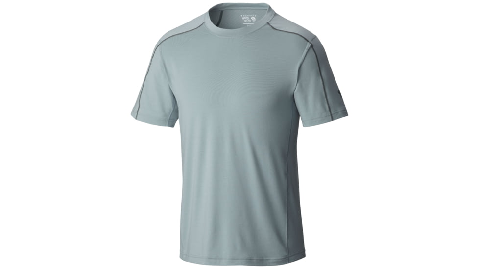 Mountain Hardwear CoolHiker Short Sleeve T - Men's-Ice Shadow-X-Large