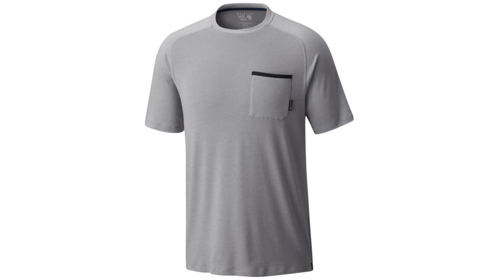 Mountain Hardwear CoolHiker Short Sleeve T - Men's-Manta Grey-Medium