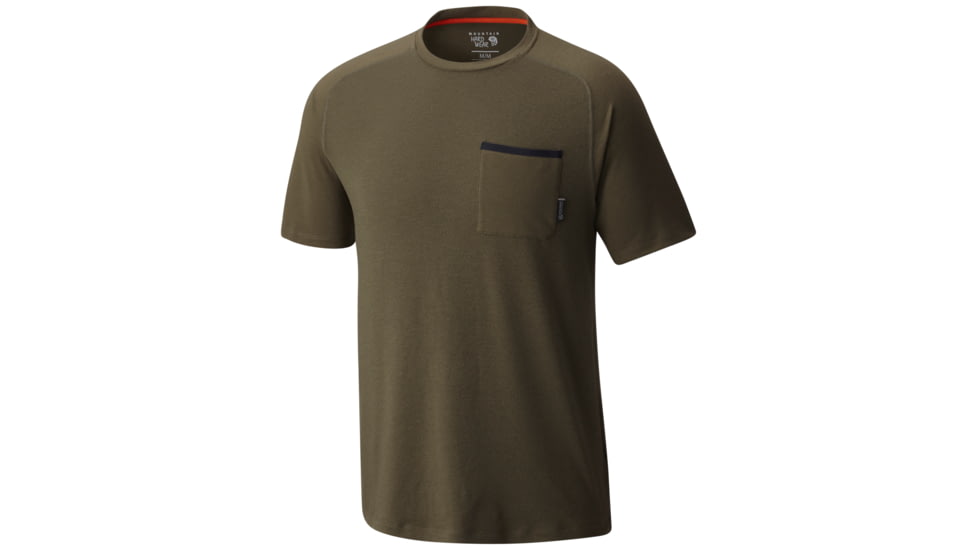 Mountain Hardwear CoolHiker Short Sleeve T - Men's-Peatmoss-Medium