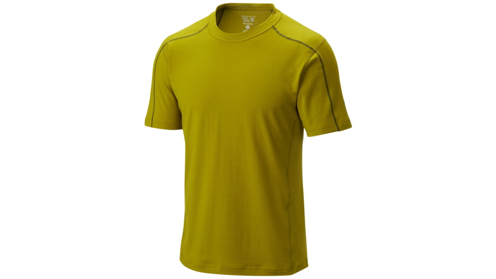 Mountain Hardwear CoolHiker Short Sleeve T - Men's-Python Green-Large