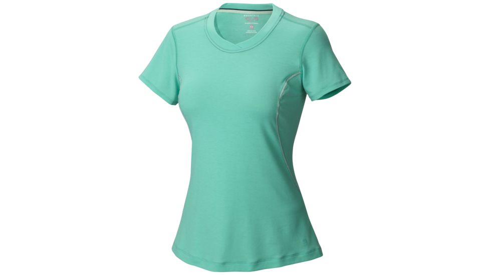 Mountain Hardwear CoolHiker Short Sleeve T - Women's-Atlantis-X-Small