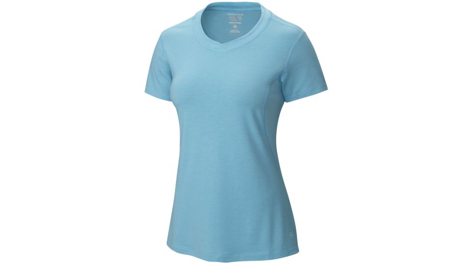 Mountain Hardwear CoolHiker Short Sleeve T - Women's-Atoll-Medium