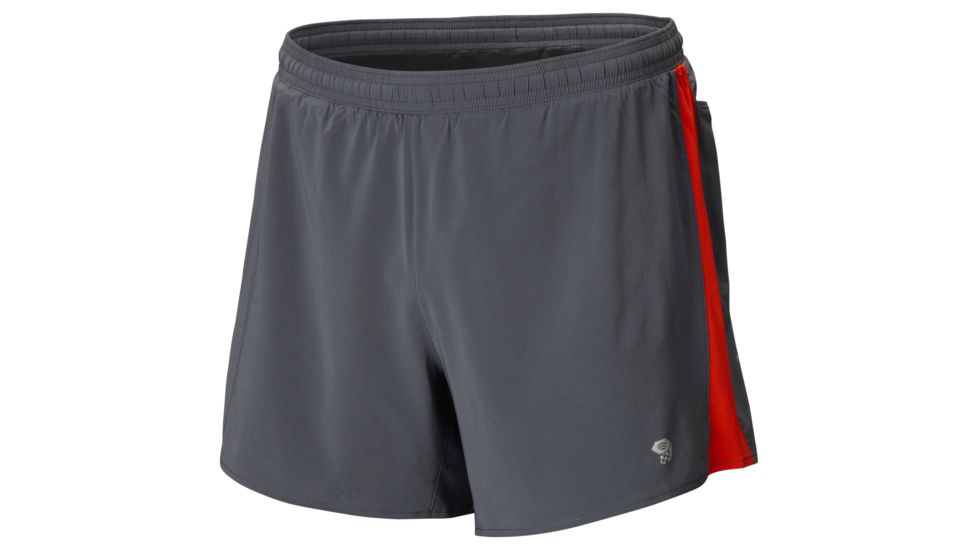 Mountain Hardwear CoolRunner Short - Men's-Graphite-5inch-Small
