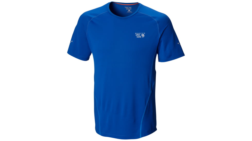 Mountain Hardwear CoolRunner Short Sleeve T - Men's-Azul-Small