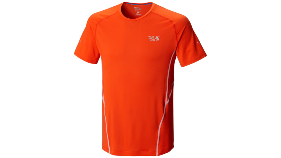 Mountain Hardwear CoolRunner Short Sleeve T - Men's-State Orange-Small