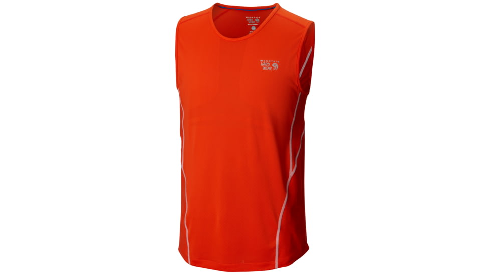 Mountain Hardwear CoolRunner Tank - Men's-State Orange-Small
