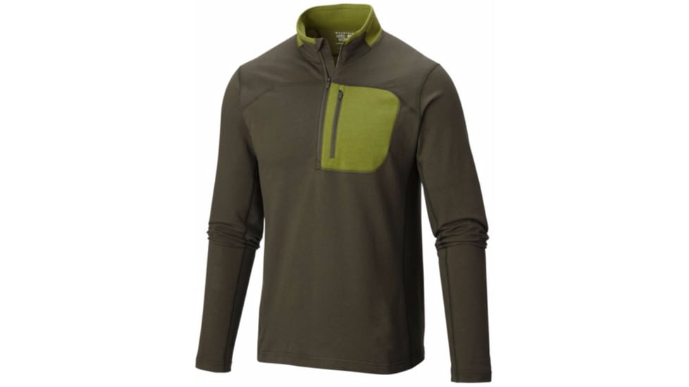Mountain Hardwear Cragger 1/2 Zip - Men's-Greenscape-X-Large