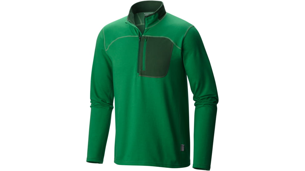 Mountain Hardwear Cragger 1/2 Zip - Men's-Serpent Green-X-Large