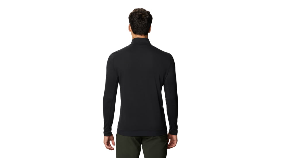 Mountain Hardwear Cragger 2 1/2 Zip Long Sleeve - Men's, Black, Extra Large, OM9820010-XL