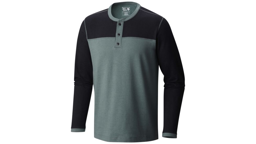 Mountain Hardwear Cragger Henley - Men's-Thunderhead Grey-Medium