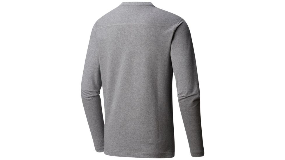 Mountain Hardwear Cragger Henley Shirt - Mens, Heather Titanium, Medium, 1677891046-M