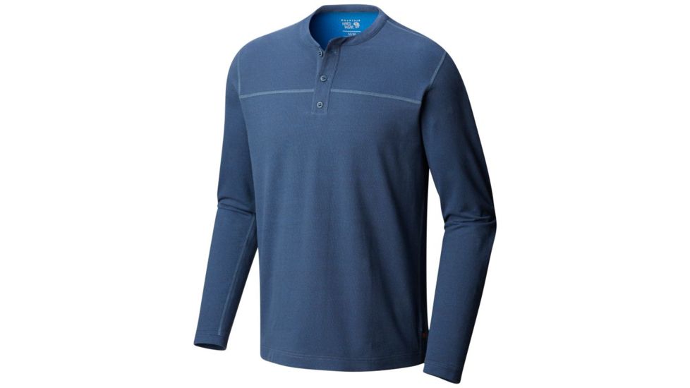 Mountain Hardwear Cragger Henley Shirt - Mens, Zinc, Medium, 1677891493-M