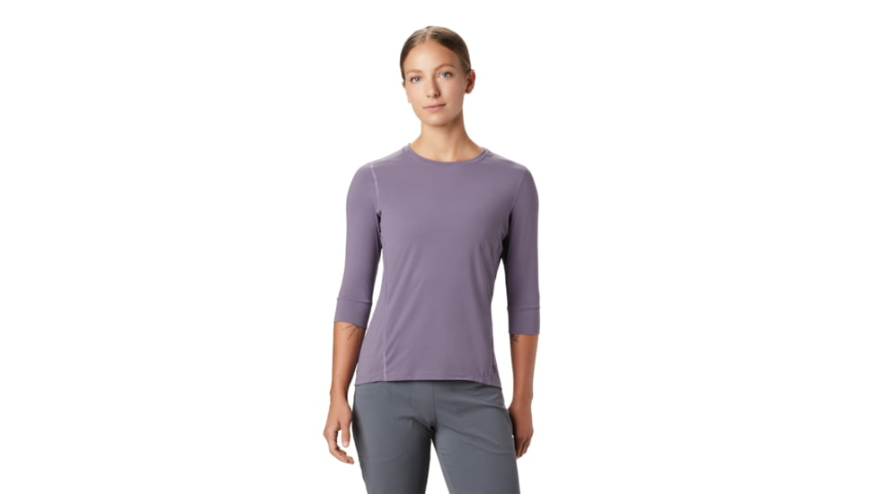 Mountain Hardwear Crater Lake 3/4 Crew - Women's, Dusted Sky, Small, OL7683549-S