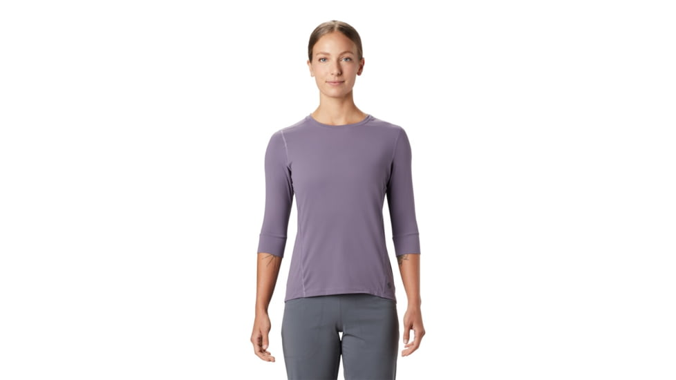 Mountain Hardwear Crater Lake 3/4 Crew - Women's, Dusted Sky, Small, OL7683549-S